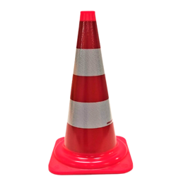 Leitkegel 50 cm, R2A, mittel, vollreflektierend