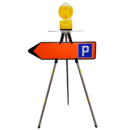 Trasec Panther Signalständer aus Alu, für 2 Signaltafeln