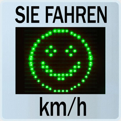 Geschwindigkeitsanzeige Typ C / Radar-Smiley / Speedy