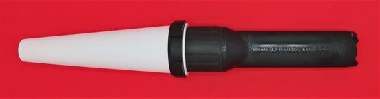 Streamlight 4AA Propolymer, Stablampe schwarz mit Leuchtkegel weiss