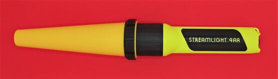 Streamlight 4AA Propolymer, Stablampe gelb mit Leuchtkegel gelb