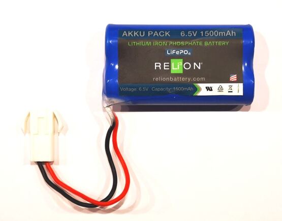 Ersatzakku LiFePo4, 1'500 mAh, 6.5 V, zu Führungslicht Star-Flash LED 627